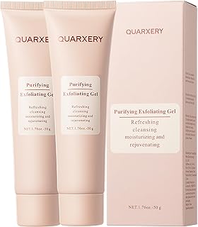 QUARXERY Gel exfoliante purificante, 2 piezas...