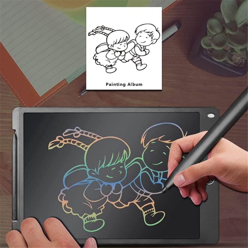 LCD Writing Tablet 12 Inch Colorful Screen Doodle Board Erasable Reusable Drawing Pads Learning Birthday Gift for Kids
