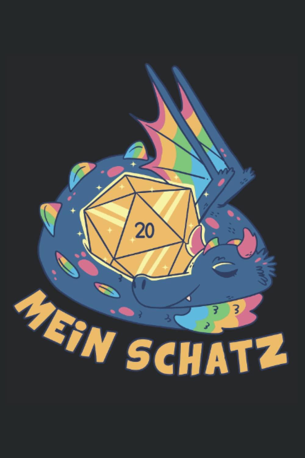 Fantasy Drache Würfel D20 RPG Brettspiele: Notizbuch & Tagebuch 120 Seiten liniertes Papier Handliches Format (15,24 × 22,86 cm entspricht ungefähr DIN A5)