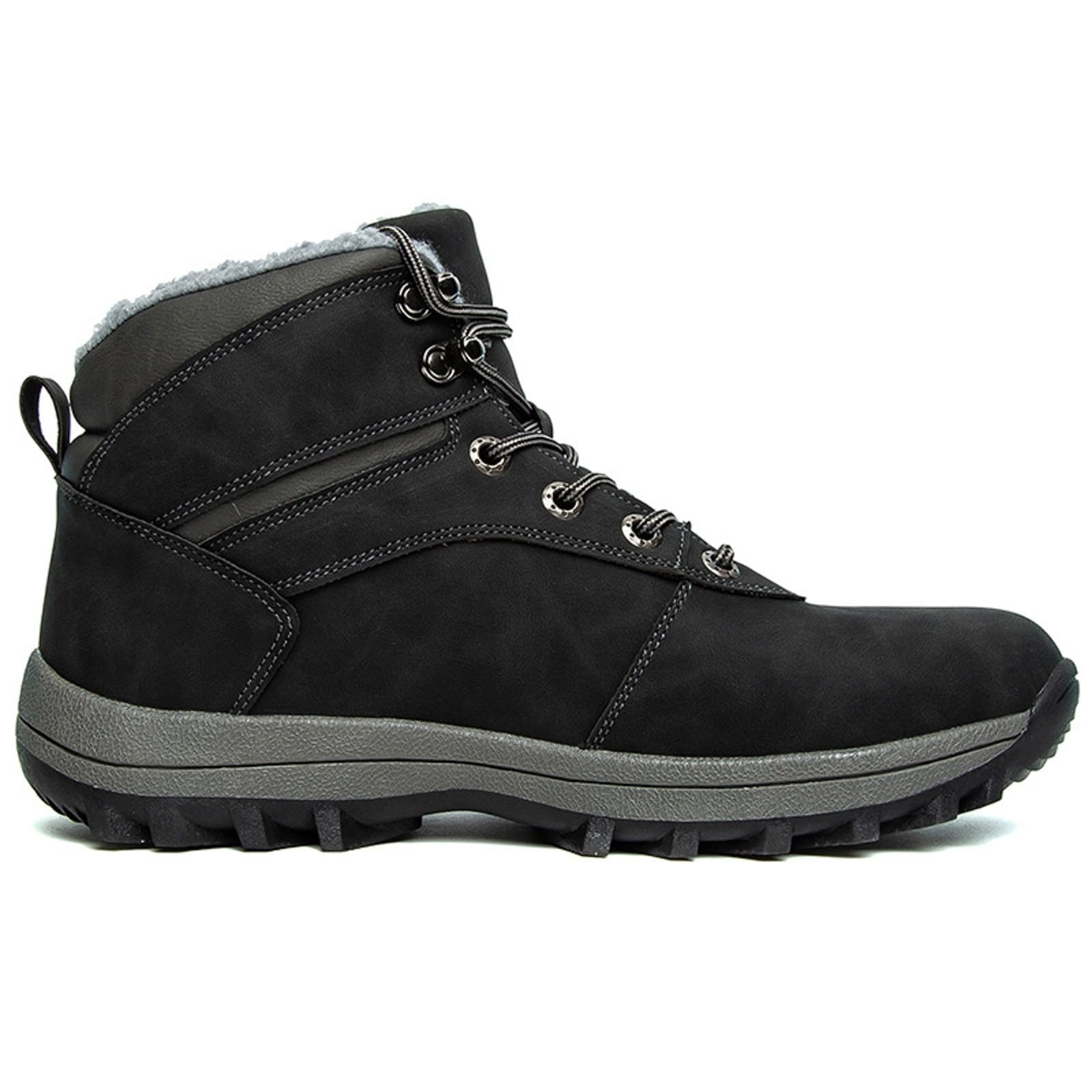 Ocio Temporada fría, Nieve algodón Acolchado, Botas Altas, Zapatos Transpirables para Estudiantes y Adolescentes, Hombre, Antideslizantes y cálidos para el frío_2