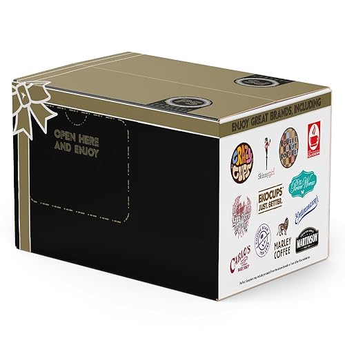 Miniatura 2 de Tazas de café de doble donut negras y oscuras para Keurig K Cup Brewer Variety Pack 40 unidades