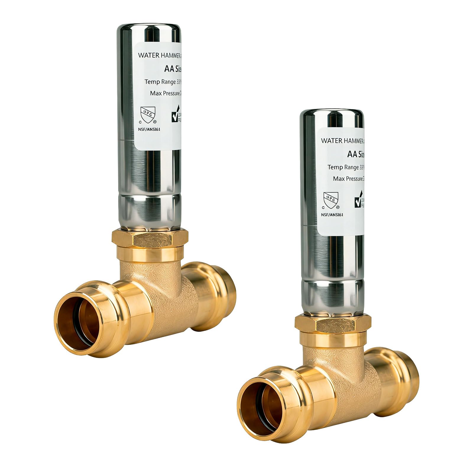 Stop Water Hammer Noise - Stainless Steel Arrestor -9