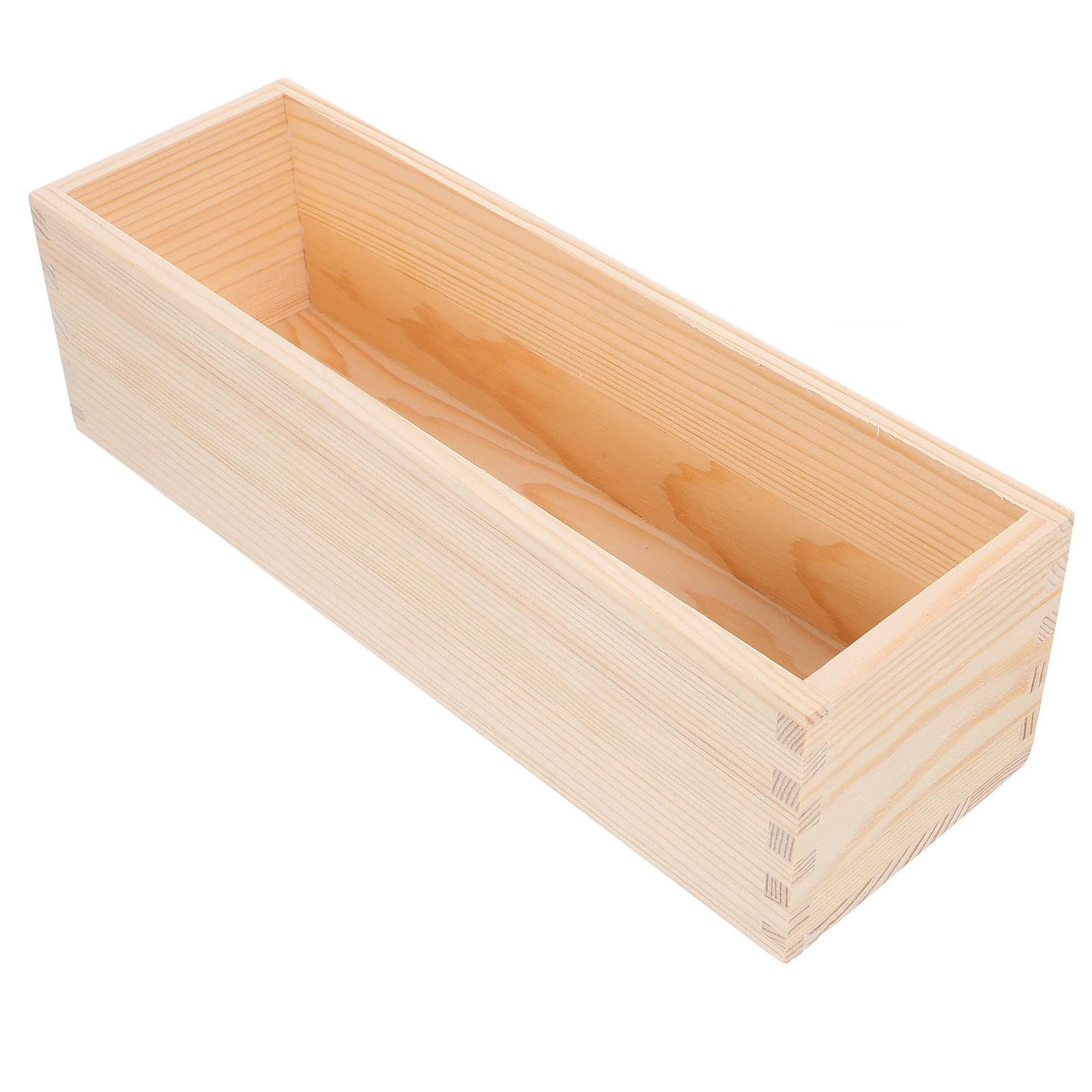 Organizador de utensilios multifuncional en madera de pino para un almacenamiento impecable