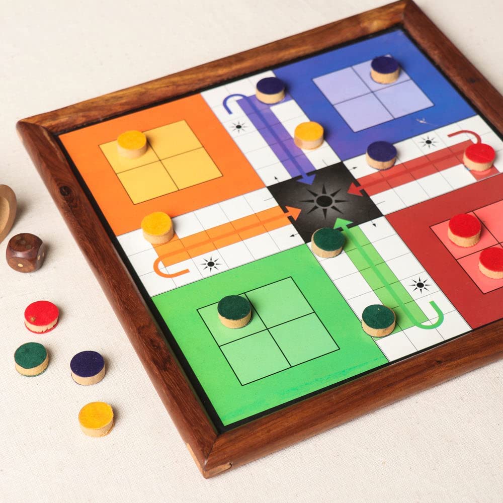 See full amazon price history chart for homedeco Wooden Classic 2 in 1 Magnetic Ludo Snakes and Ladders Set Travel Board Game for 4 Ys and up Made in India (14 x 14 In) homedeco Wooden Classic 2 in 1 Magnetic Ludo Snakes and Ladders Set Travel Board Game for 4 Ys and up Made in India (14 x 14 In) (B0B5FKKV9B) Amazon Price History, Amazon Price Tracker