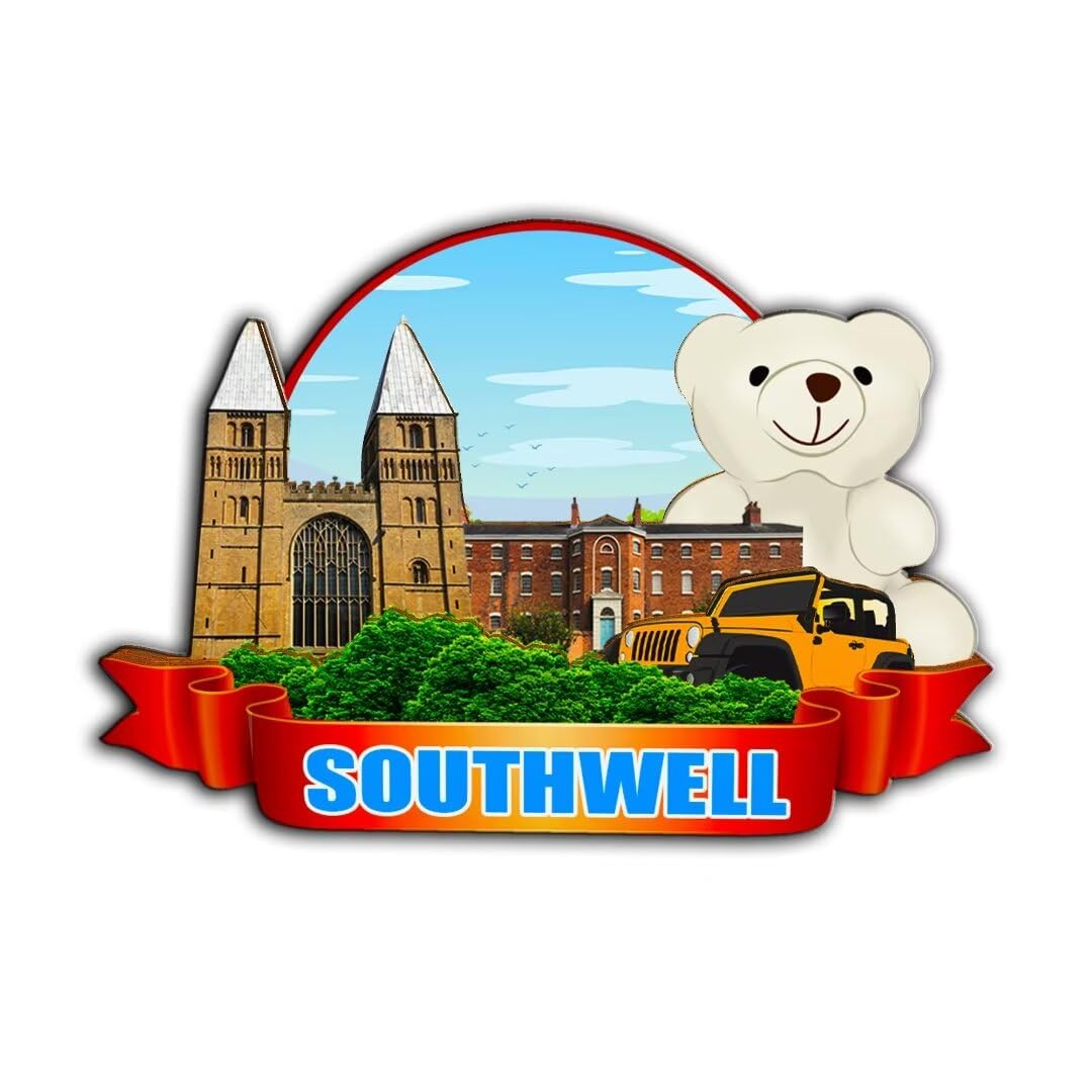 OrlybarSouthwell England UK Magnet Fridge Magnet Wooden 3D Landmarks Travel Collectible Souvenirs Decoration Handmade -4418