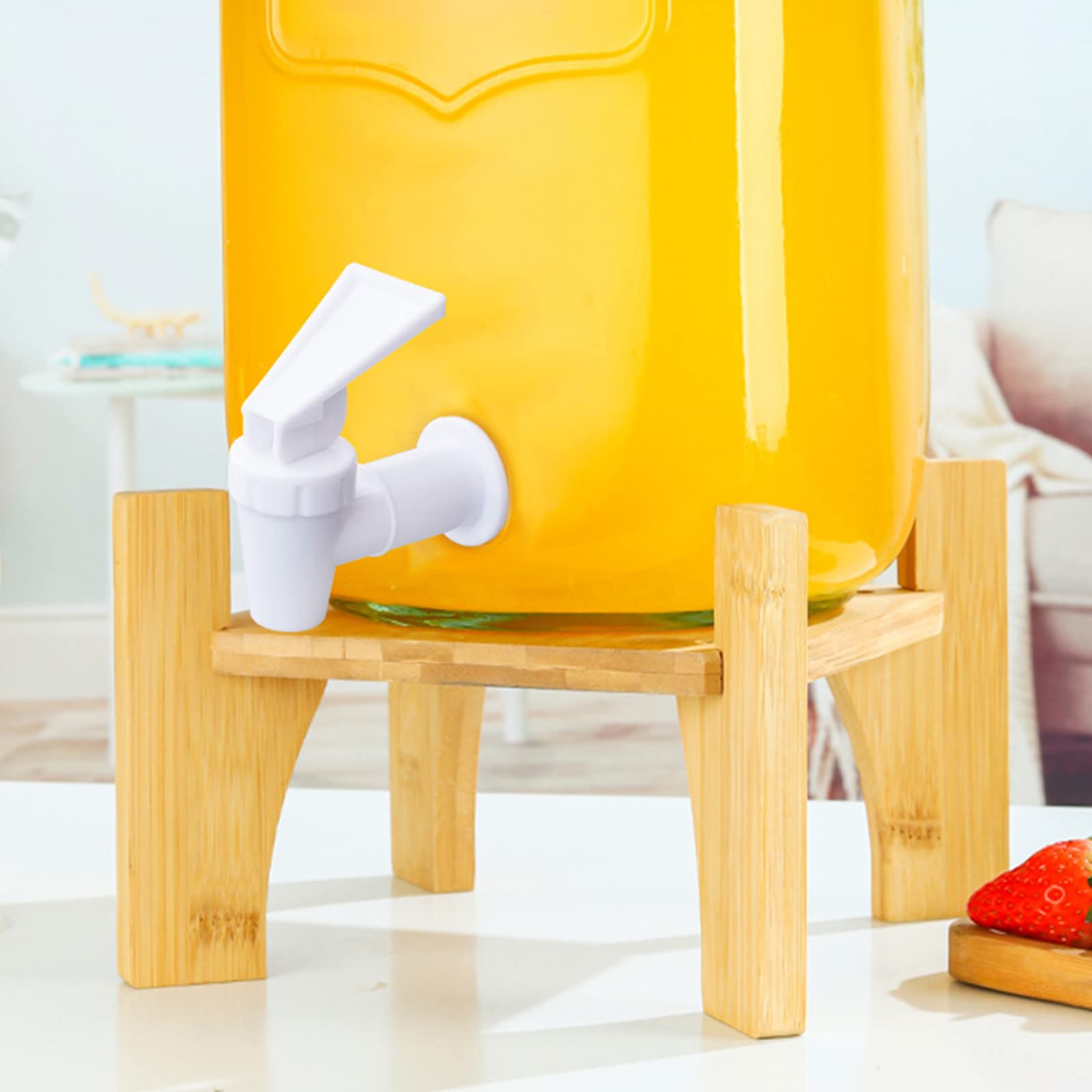 4 Rubinetti Per Dispenser Bevande - Ricambio In Plastica E Silicone