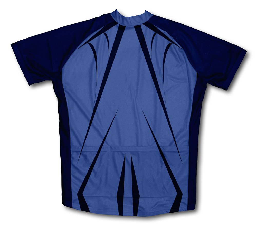 ScudoPro Dark Lizard Short Sleeve Cycling Jersey for Youth - Size S Blue