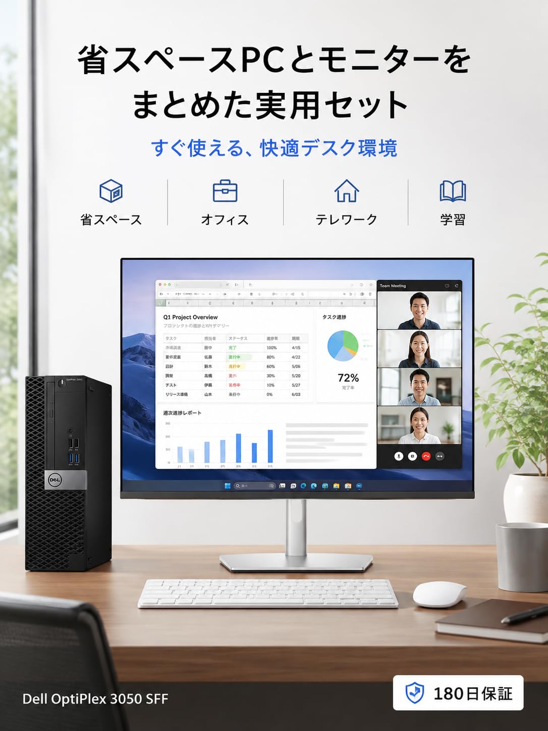 Amazon.co.jp: 【整備済み品】 【Dell Core-i7 & 24インチ狭額縁