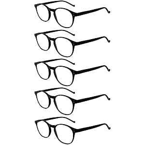 3 Pack Reading Glasses Spring Hinge Stylish Readers Black/Tortoise for Men and Women (Multicolour 4, 2.00, x)