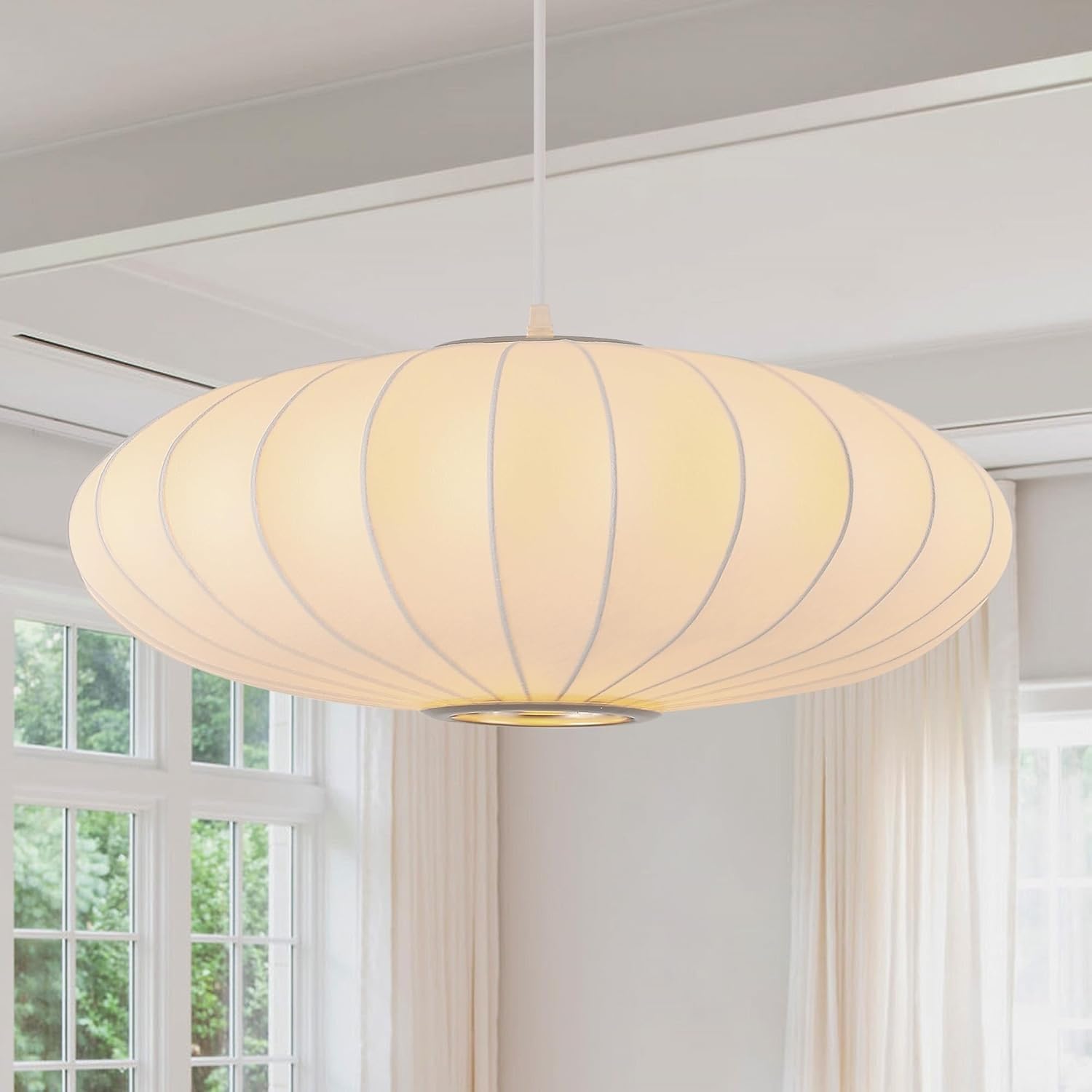 Retro Houten Bruine Koepel Keuken Eiland Hanglamp