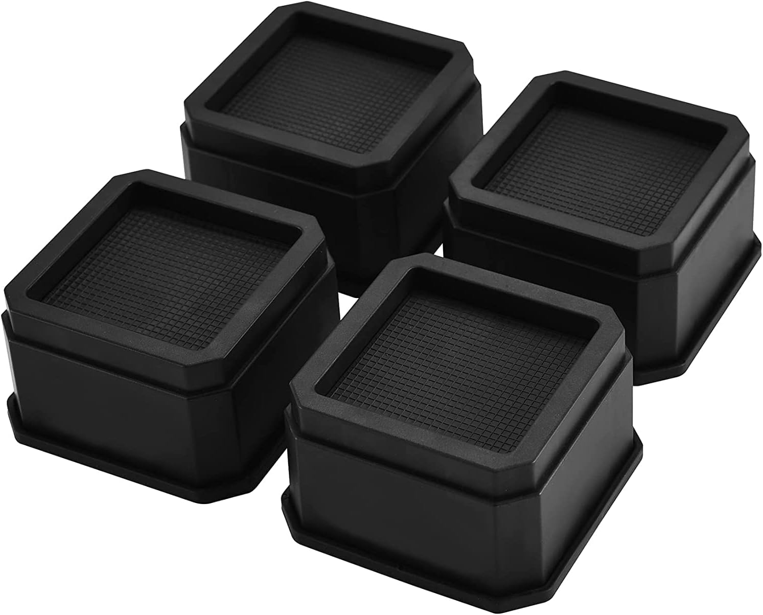 MUADUTYY Bed Risers 2 Inch Heavy Duty Durable Plastic Unbreakable with