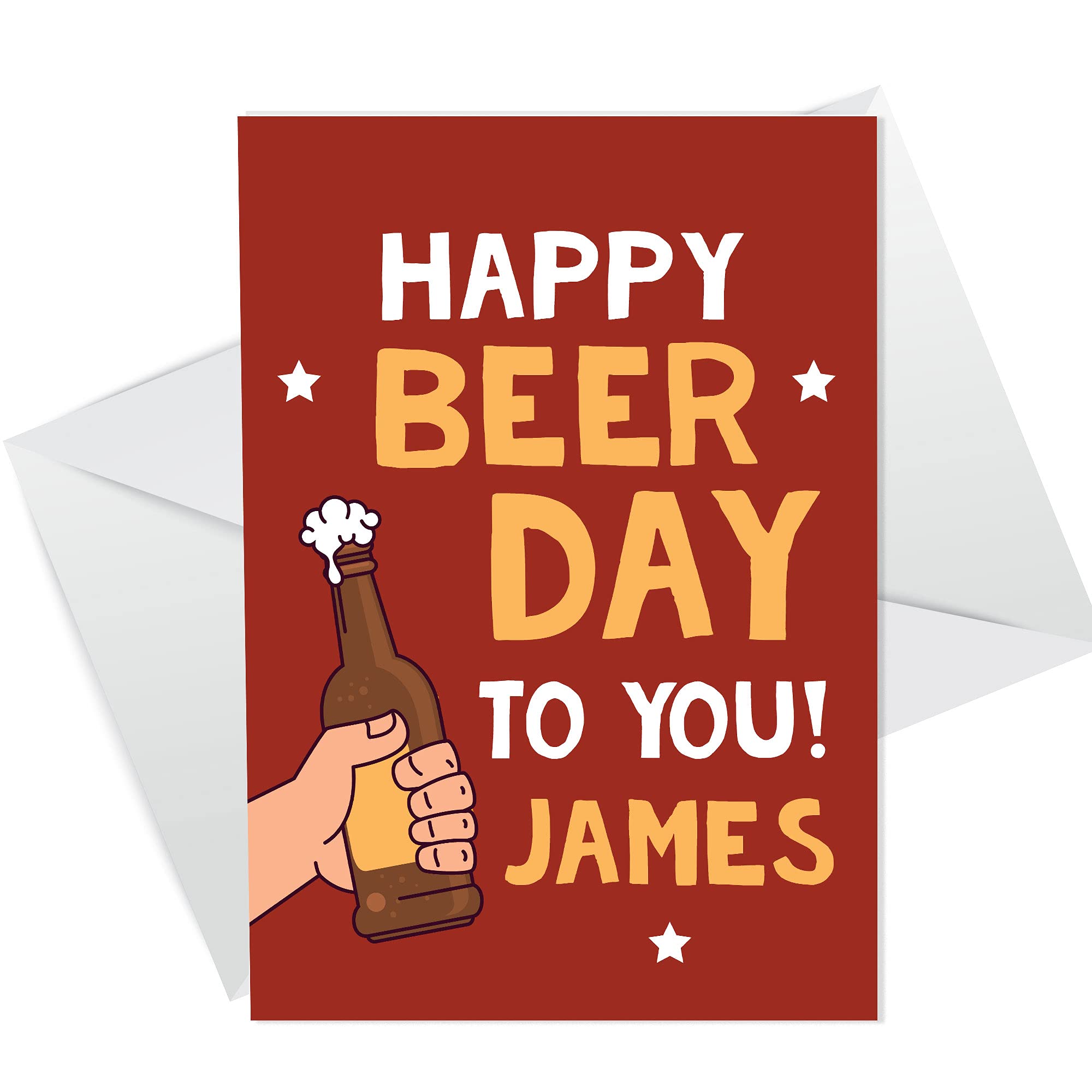 Personalised 18th Birthday Funny Birthday Card For Men A6 Card Alcohol Beer Theme Dad Uncle Brother Card