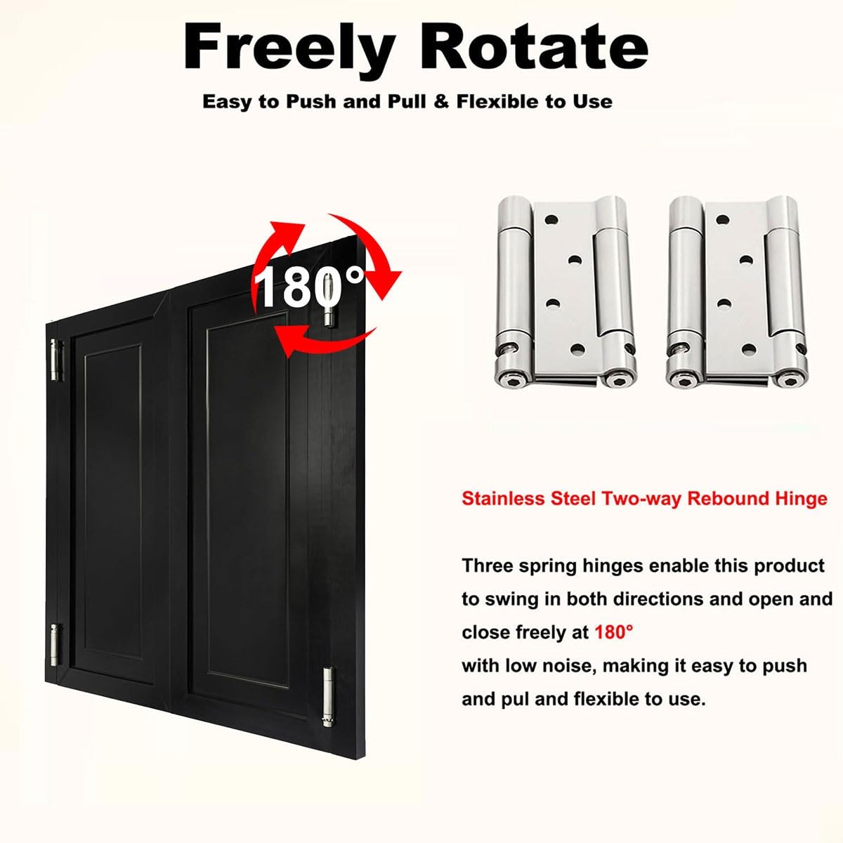 Caffè Bar Porta Saloon in Legno, Porta Battente Interno, Porte Oscillanti per caffè, Porte a Mezza Vita Porte Divisoria per scale da cucina Negozio Bar
