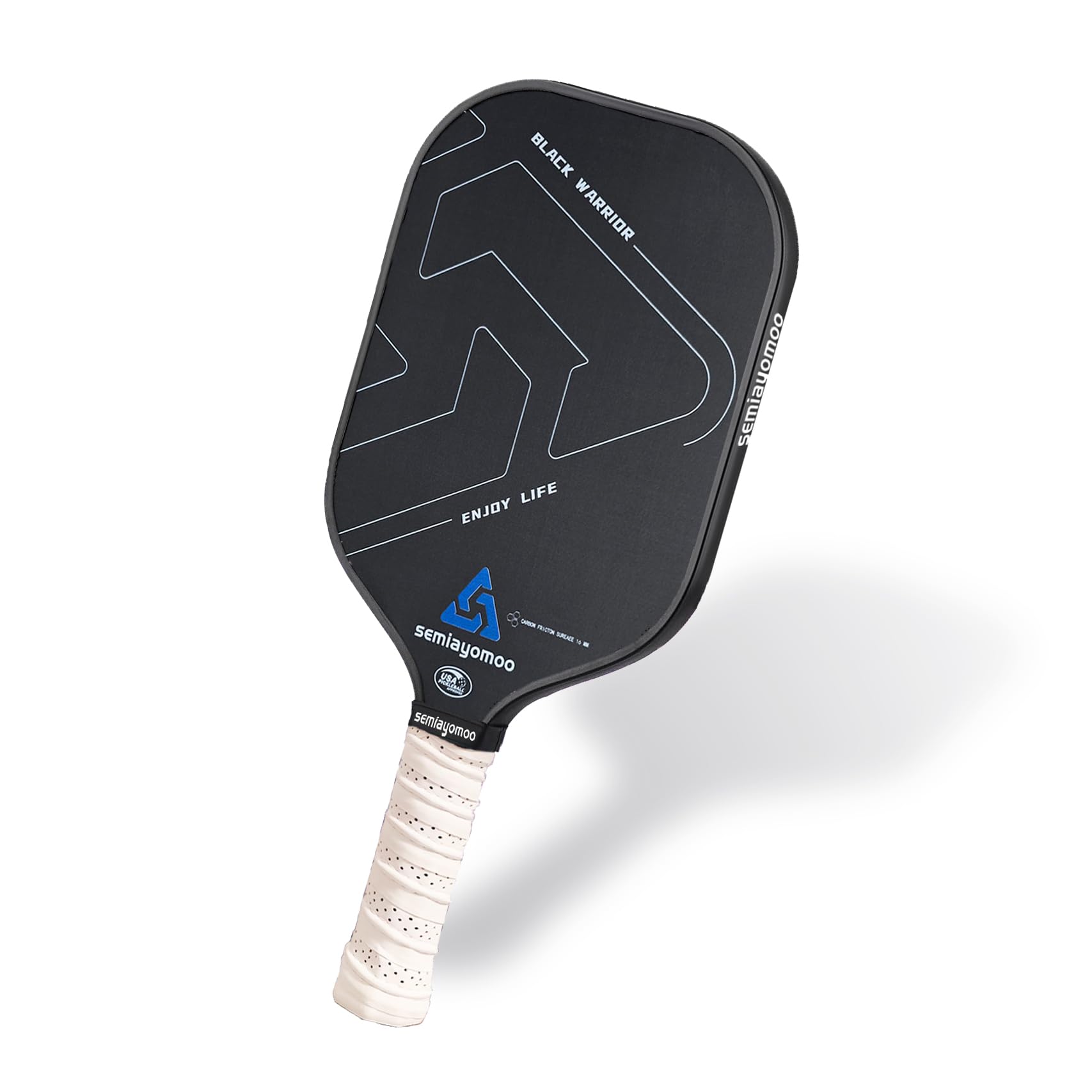 Fligon T700 Carbon Fiber Pickleball Paddle – Thermoformed 16mm Black, USAPA Approved For Tournament Play