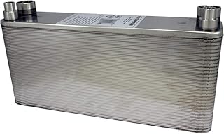 Duda Energy HX2360:F34CU12 B3-23A 60 Plate Stainless Steel Heat Exchanger with 3/4