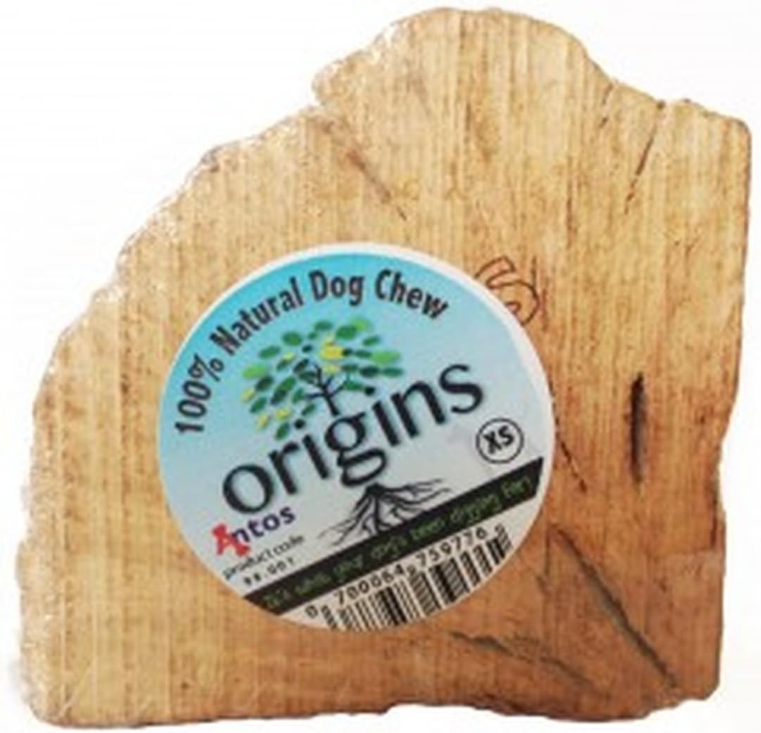 Origins Natural Tuber Root Wooden Dog Chew, X-Small, clear