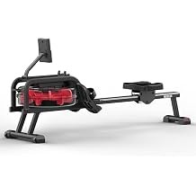 Neezee Rowing Machine for Home, Rowing Machine Water with Professional Tablet Holder, Maximum Load 150 kg, Vertical Storage, Easy Movement