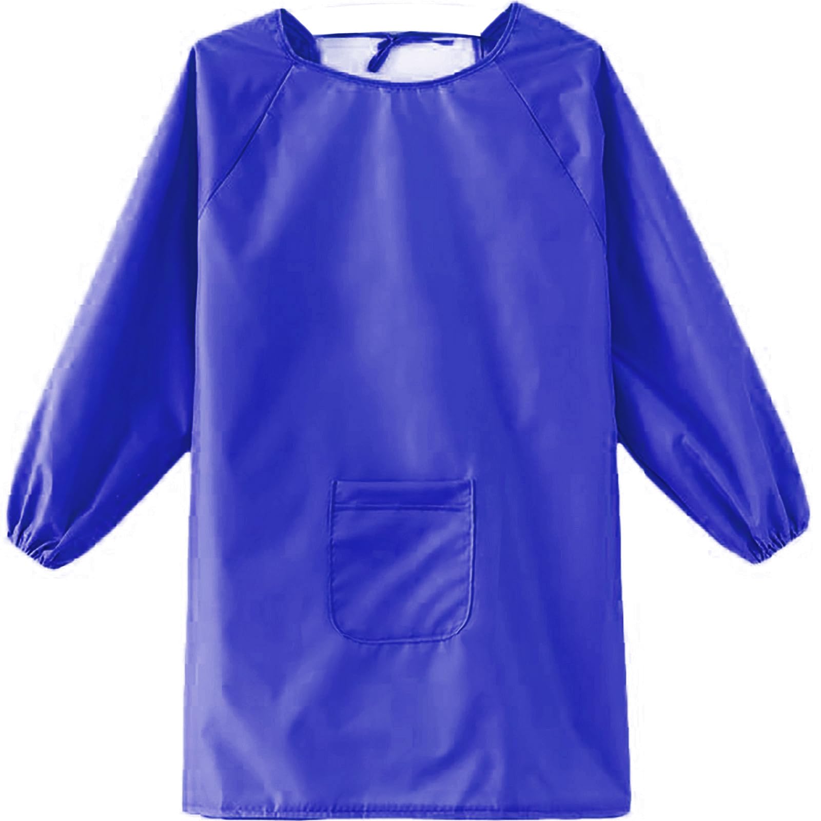 YeeHeen Art Smock Artist Painting Apron Waterproof Long Sleeve Smock with Pocket Royal Blue XL