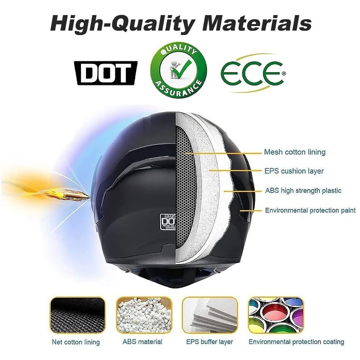 Casco Modular Abatible con Bluetooth, Aprobado ECE, Casco Integral For Motocicleta Lente Antivaho Doble Visera, Adecuado For Hombre Mujere Scooter Y Chopper