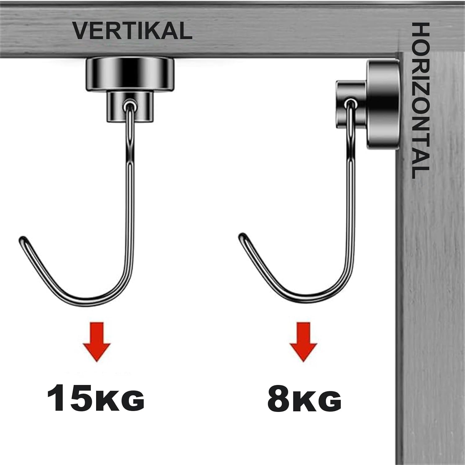 Entdecken Sie die Kraft der Ronoza Magnethaken – Stark und Vielseitig für jeden Bedarf!