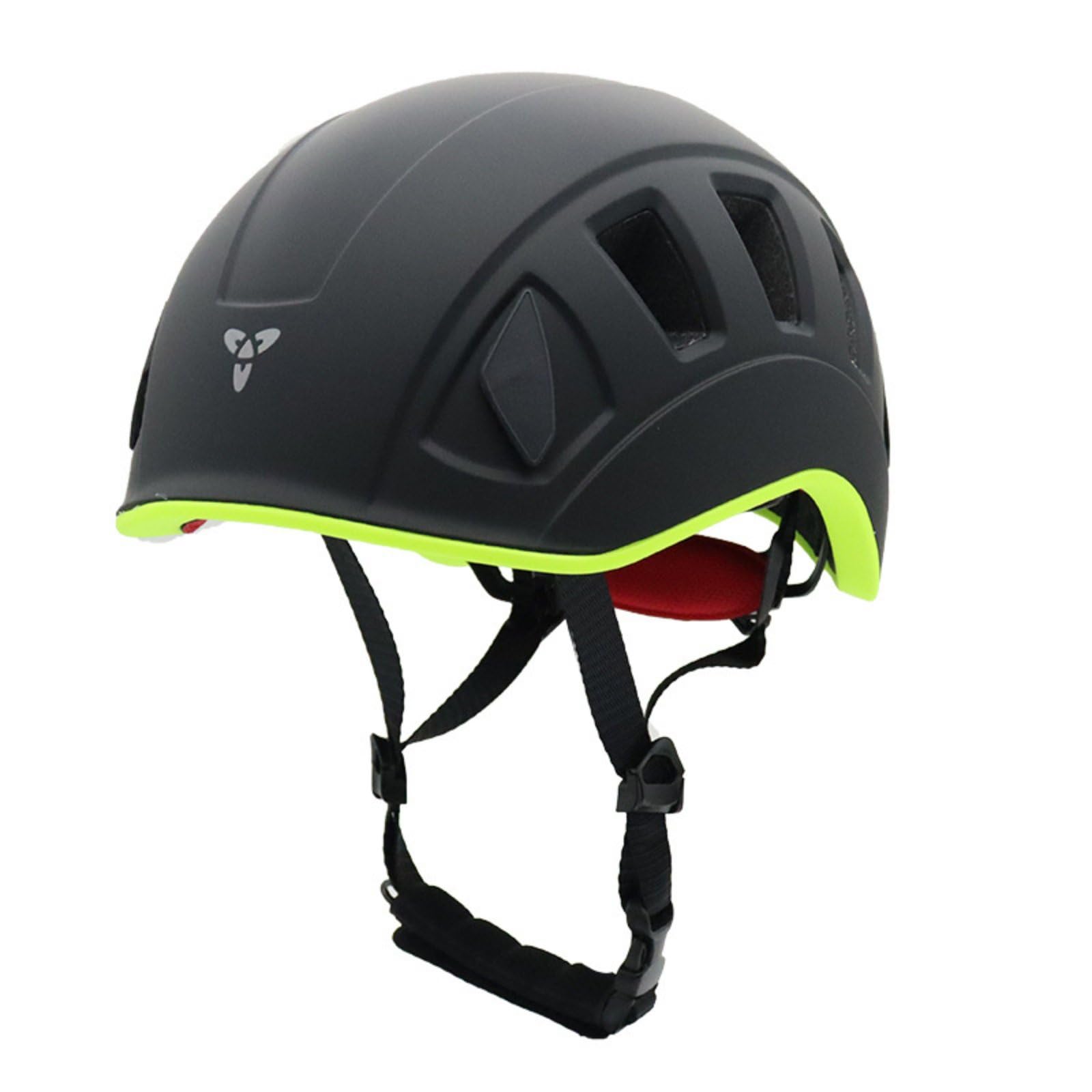 Casco de Alpinismo Extremadamente Ligero Ajuste Firme Protección Personal Ventilación Múltiple Equipo Al Aire Libre para Escaladores, Montañistas