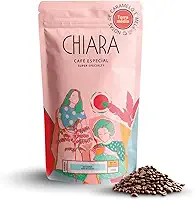 Café Especial Chiara Flor em Grãos 250g Nota 85, Café Brasileiro do Espírito Santo, Notas Florais, Caramelo e Mel, Café Premium de Montanha, Torra Média para Espresso, Coador e Prensa Francesa