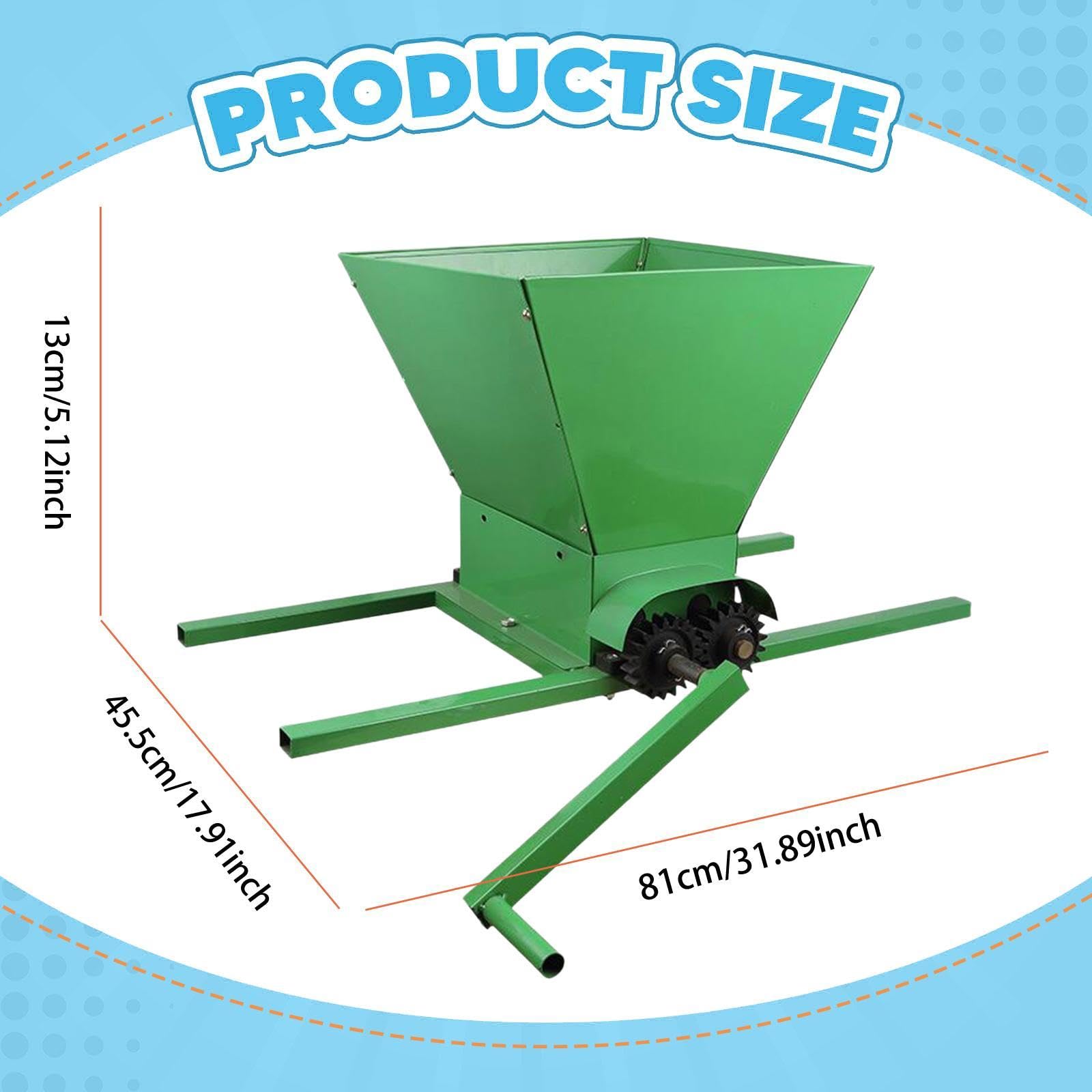 Trituradora De Frutas Para Prensado De Sidra | hierro resistente, fácil de usar, tamaño compacto, cuchillas eficientes