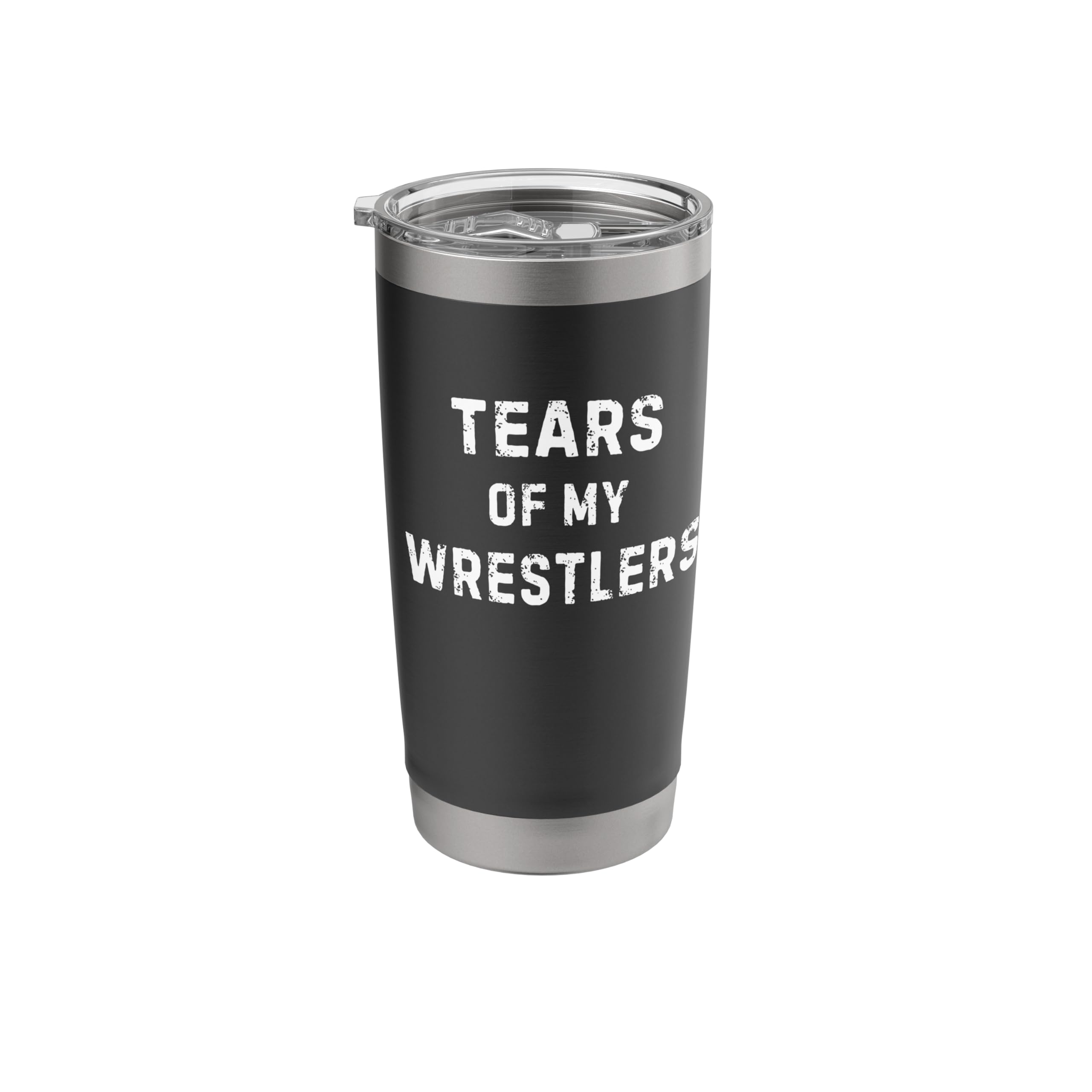 Tears Of My Wrestlers Funny Saying Coaches Joke Men Women Stainless Steel Insulated Tumbler