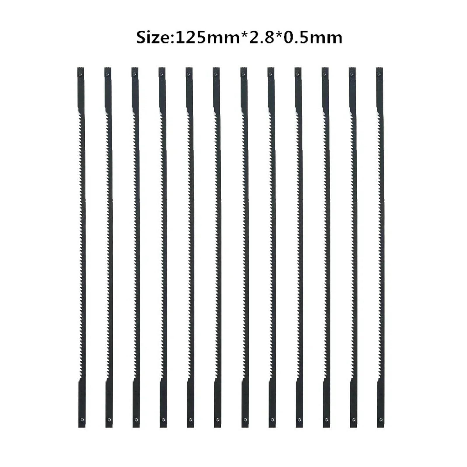 Utensili da taglio for sega da traforo da 12 pezzi, 125 mm, 10 TPI