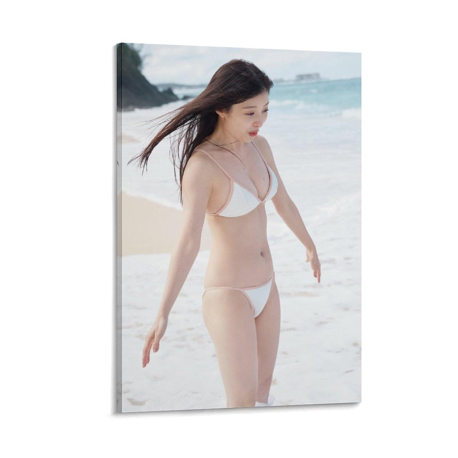 Amazon.co.jp: 武藤十夢セクシー ふくよか 水着ポスター キャンバス