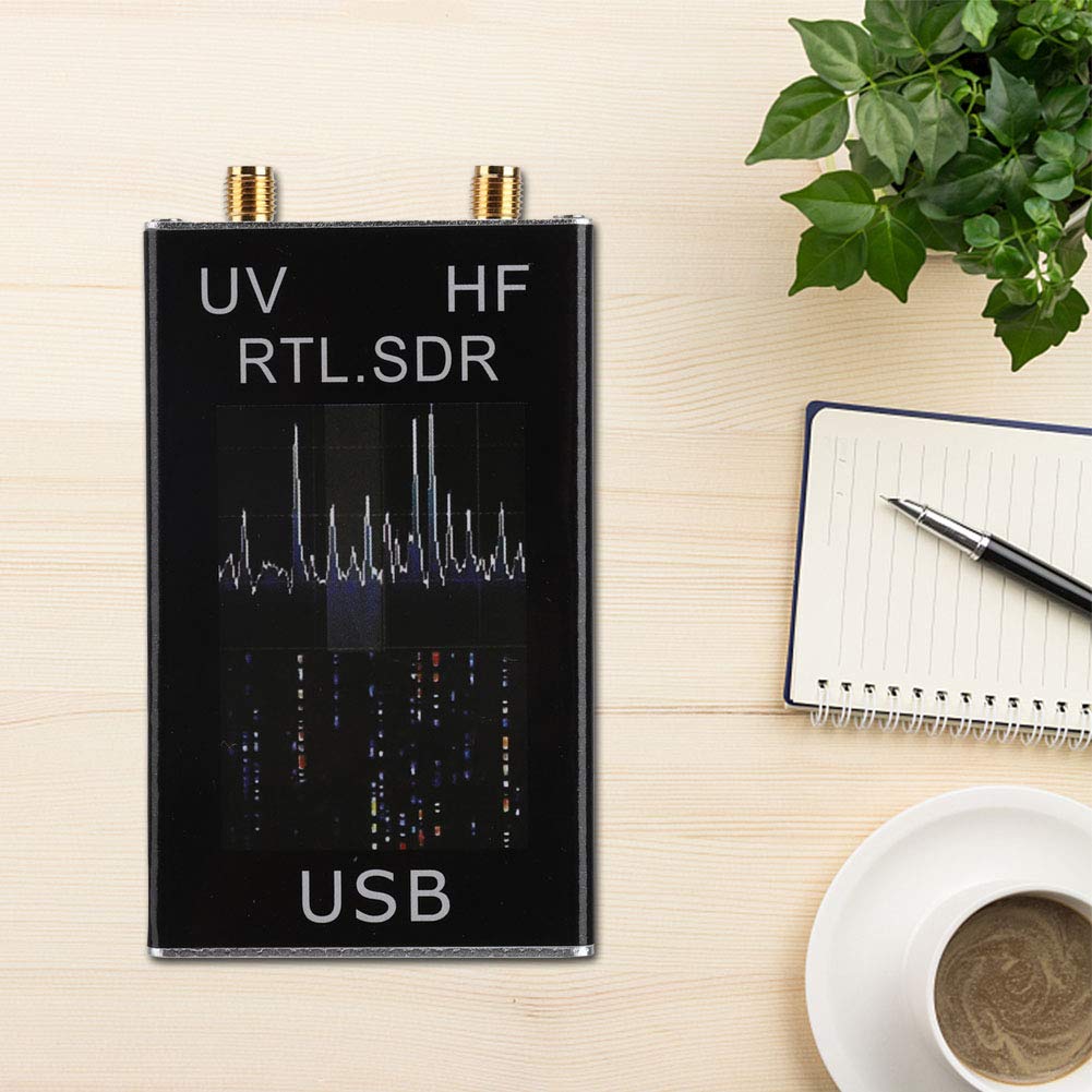 Ricevitore SDR, Ricevitore Sintonizzatore USB SDR U/V HF RTl a Banda Intera da 100 KHz-1,7 GHz/Radio R820T E 8232 USA