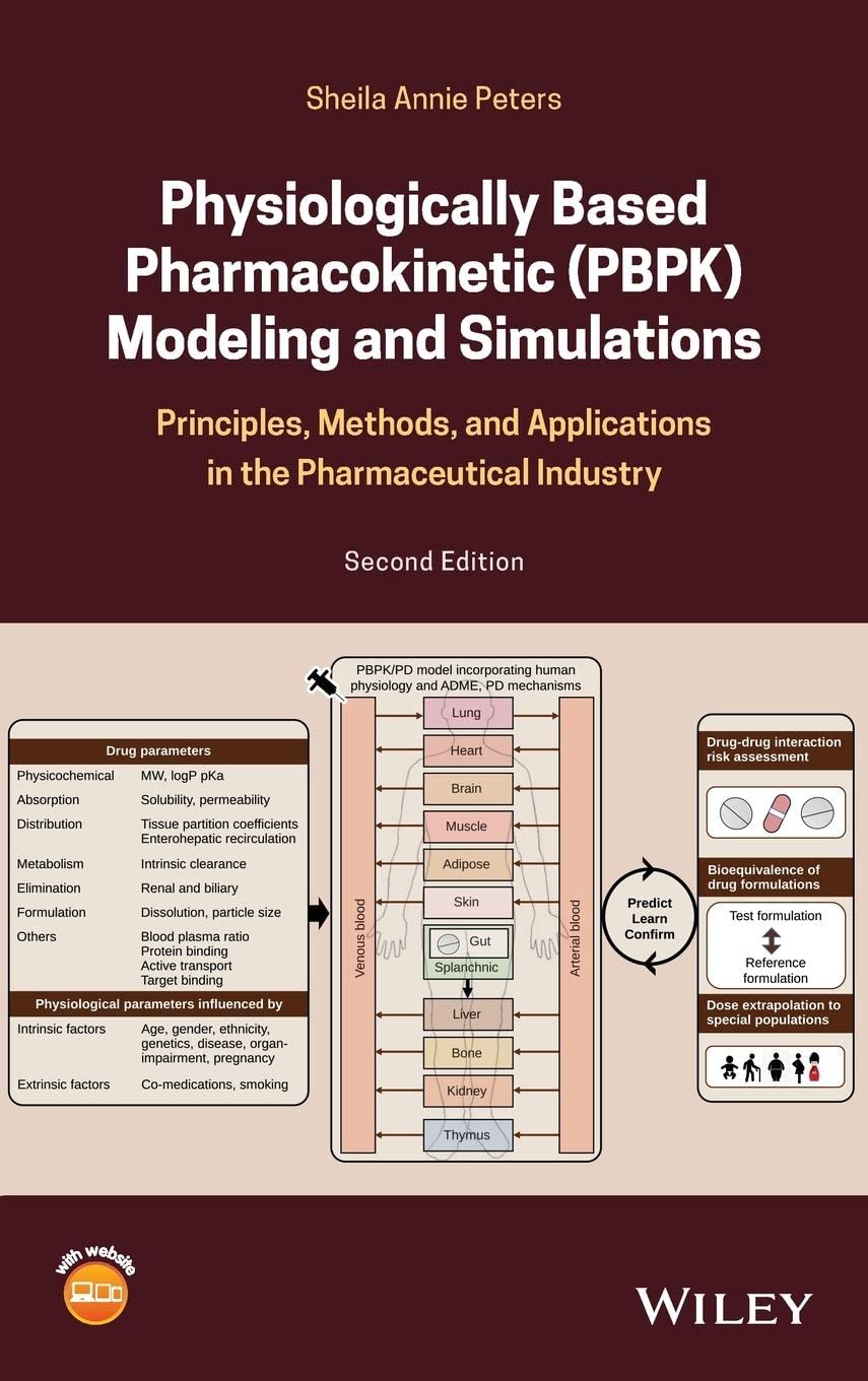 Physiologically Based Pharmacokinetic (PBPK) Modeling and Simulations: Principles, Methods, and Applications in the Pharmaceutical Industry