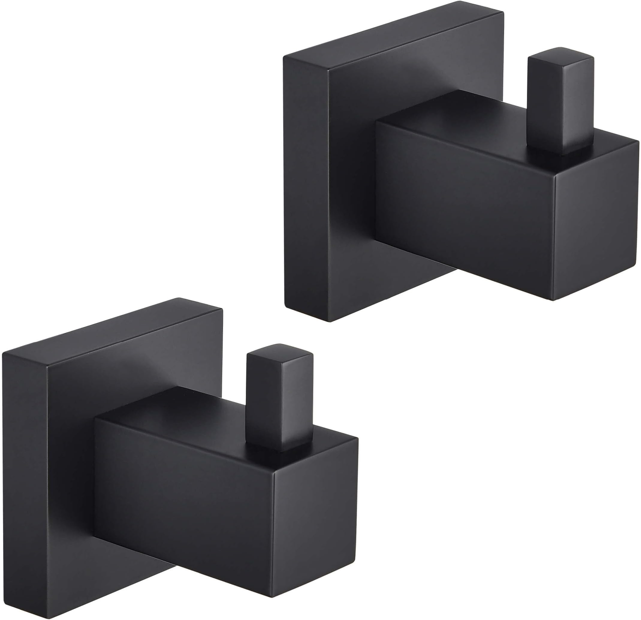 KIBI Cube Bathroom Towel Hook Wall Mounted Robe Hook | 2 inch Solid ...