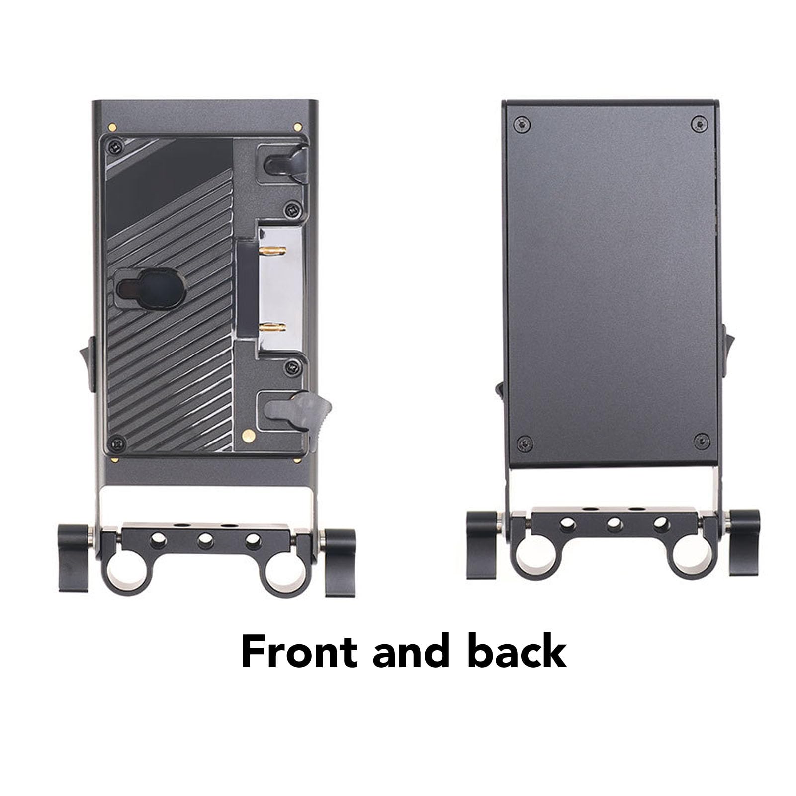 Placa Adaptadora Convertidora de Batería para Videocámara Anton Bauer Monitor de Luz LED, Salida USB Dual D Tap Abrazadera de Varilla de 15 Mm Placa Convertidora Adaptadora de