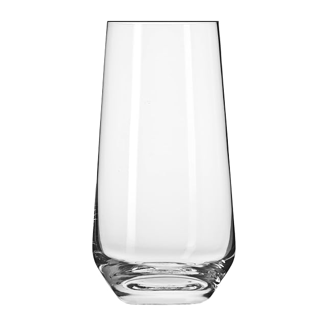Krosno Tall Water Juice Drinking Glasses Set of 6 16 2 oz Splendour Collection Highball Tumbler Crystal Glass