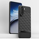 Pikkme Back Cover for OnePlus Nord CE 5 5G Soft Grip 3D Hexa Cube Texture Silicone Bumper Case (Black) gallery image