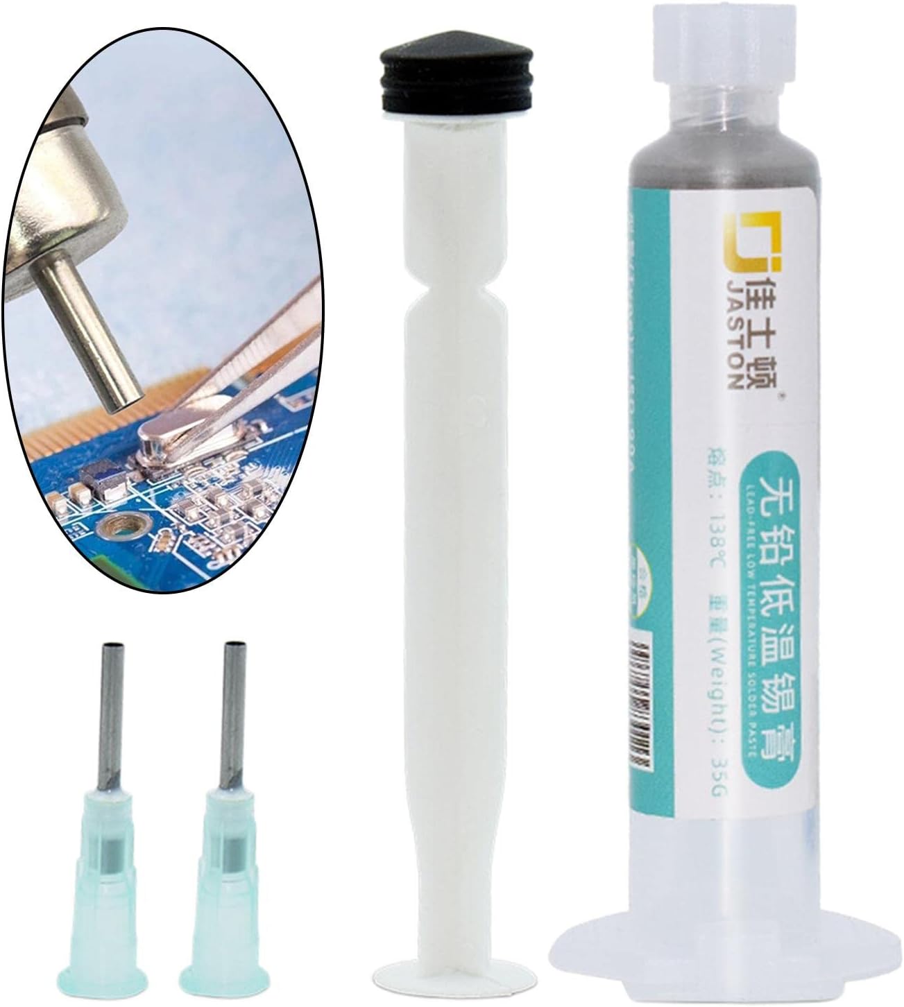 ご予約品 はんだ付けフラックス Bga携帯電話修理用低温はんだペースト ハードディスクcpu Ic用led溶接はんだ付けフラックスペースト 25 45um粒子 Cartec Com Ec