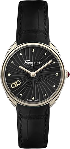 Ferragamo Reloj suizo para mujer Colección Cuir
