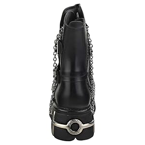 靴 NEWROCK chainboots Amazon.com: New Rock Straps and Chains Unisex Platform Boots