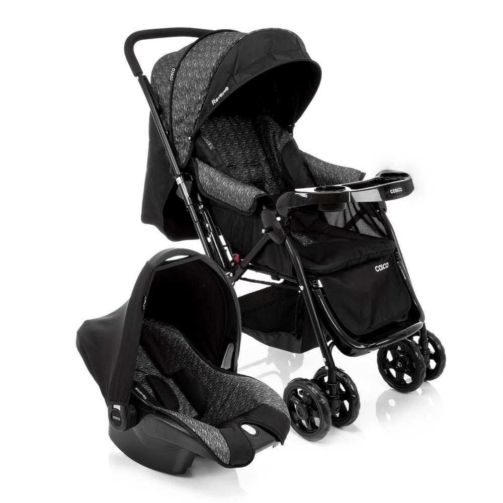 Travel System Reverse Cosco Preto Rajado