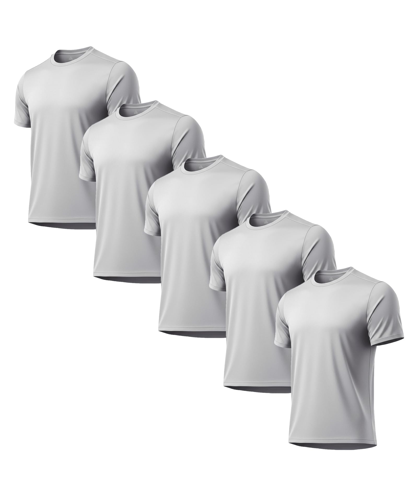 3 Pack Mens Swim Shirt Rash Guard Workout Shirts UPF 50+ Short Sleeve Fast Dry Sun Protection Lightweight Water Shirt