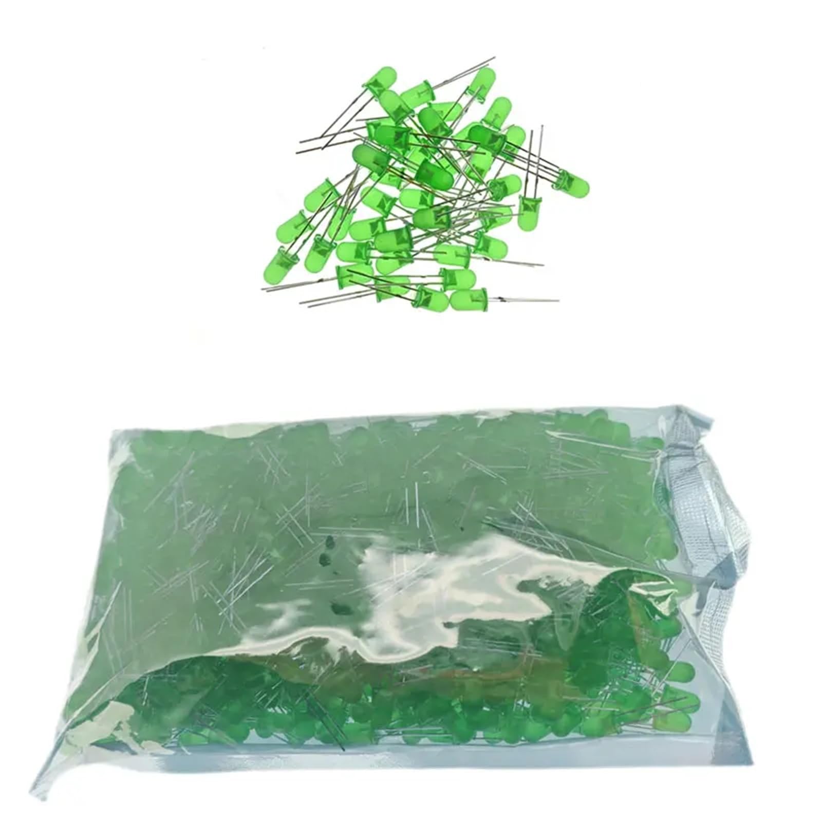 1000 pz/borsa 5mm led diodi emettitori di luce LAMPADA LED diffusa Z2(Green)