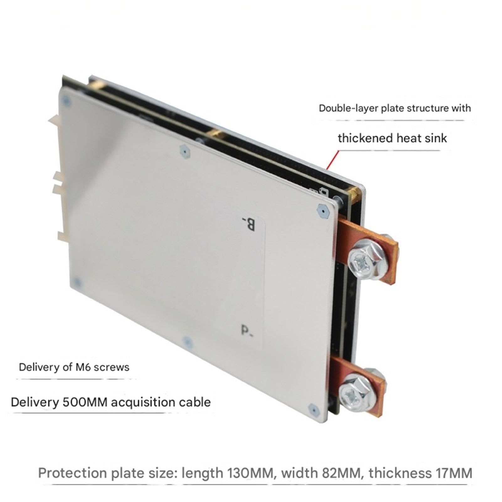 Placa de protección batería balanceada BMS Litio ternario 7 s y 24 V, 300 A, diseño Puerto común con balanceo Celdas Activo Tablero BMS