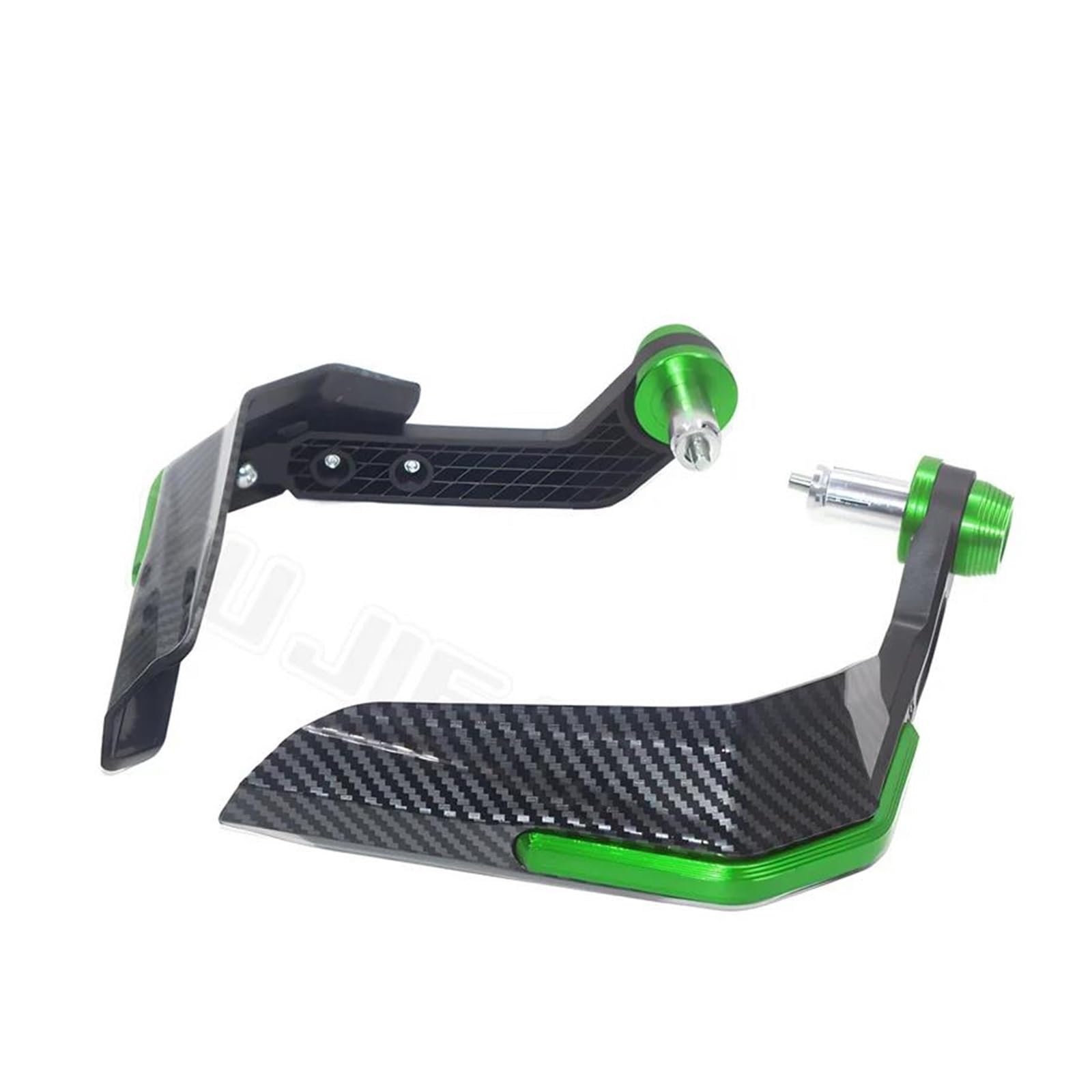 Per Kawasaki Z500 Protezione Parabrezza Moto In Fibra Di Carbonio Accessori Moto Protezione Maniglia Freno(Verde)