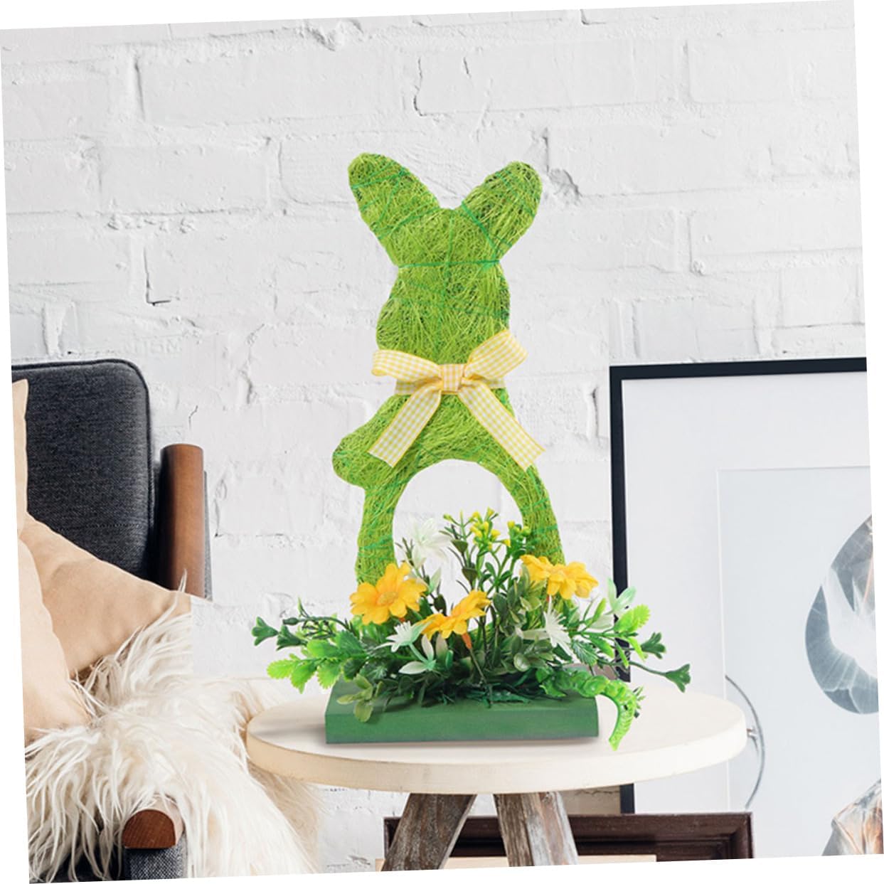 3pcs Easter Wooden Bunny Centerpiece Decoration Spring Tabletop Decor for Festive Celebrations Adorable and Design for Home and Party Use
