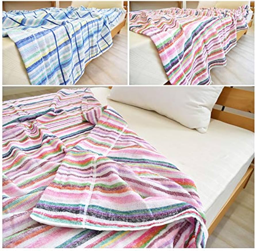 【未使用・訳あり】 タオルケット2枚セット 花柄 緑＆ピンク Amazon.co.jp: 【 ちょっと訳あり 】 とってもECOな うす～い