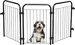 Cercado Pet Dobrável Portátil de Segurança Utility Preto