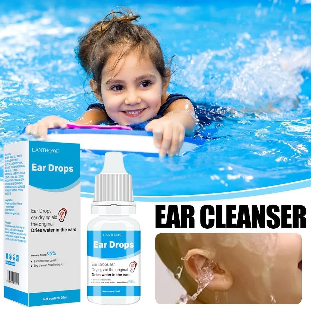 20 ml di gocce auricolari per la cura dell'otite media, gocce per il dolore all'orecchio, prurito, otite acuta, infezione batterica, rimozione, trattamento, pulizia del cerume