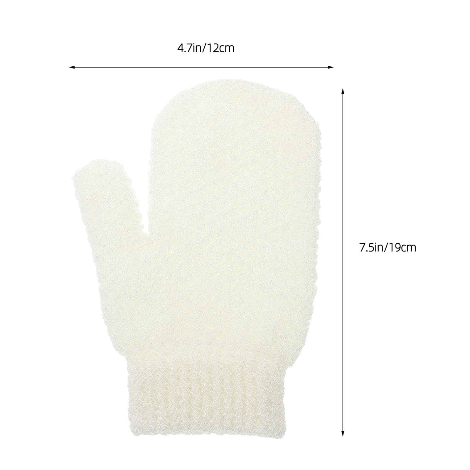 TOVINANNA Exfoliating Bath Mitts Shower Gloves for Women Deep Exfoliating Gloves Washable Body Scrubber Glove Moisturizing Gloves