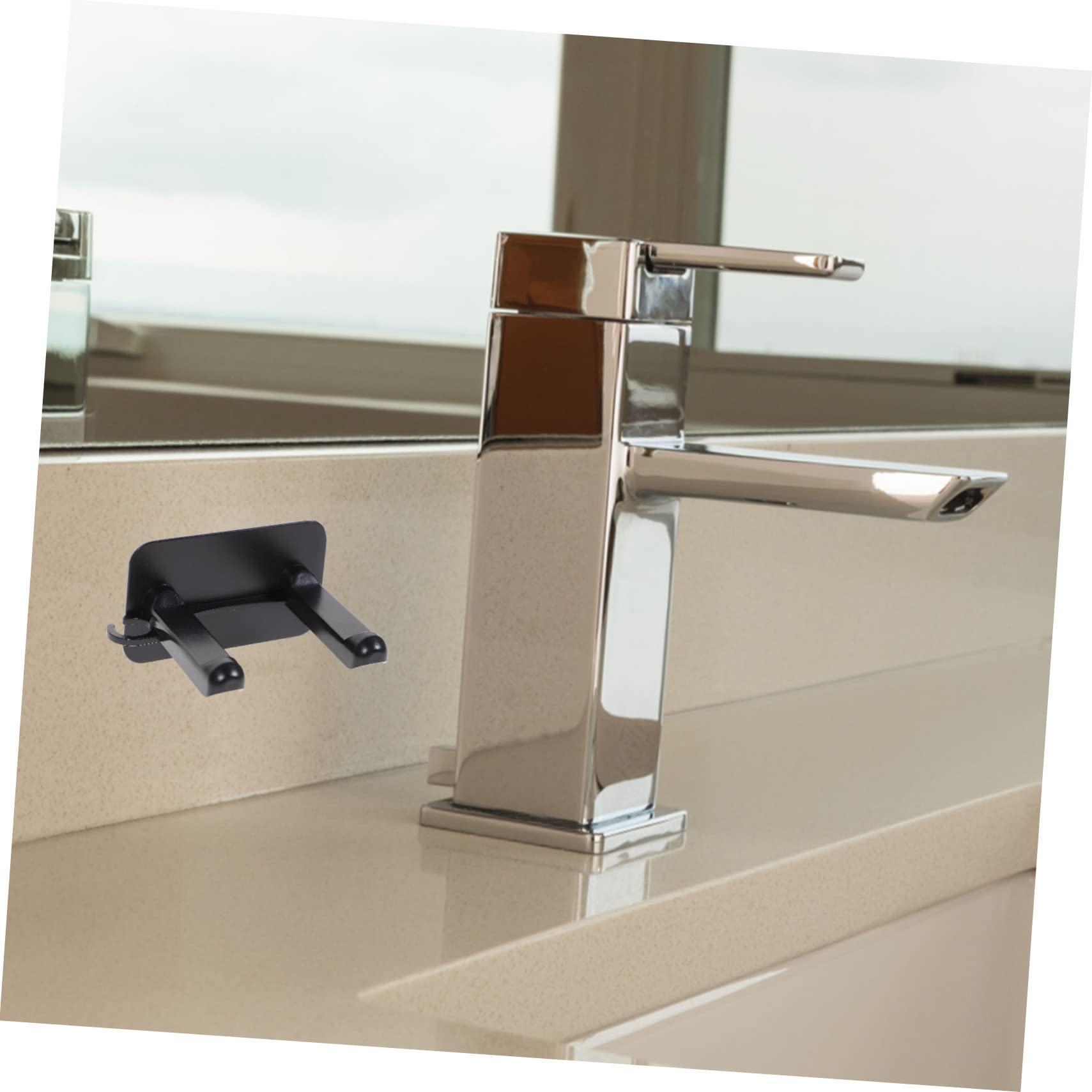 Cabilock 15 Piezas Colgador De Secador De Pelo Organizador De Pinzas Para El Cabello Organizador De Peinados Hombre Estante Para Secador De Pelo Abdominales Montado En La Pared